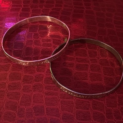 Nice Pair! Taxco Mexico  Twin  Bracelets! Taxco Mexico Stamped Silver