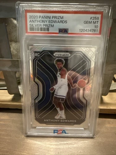 2020-21 Panini Prizm - Anthony Edwards #258 Silver Prizm (RC)