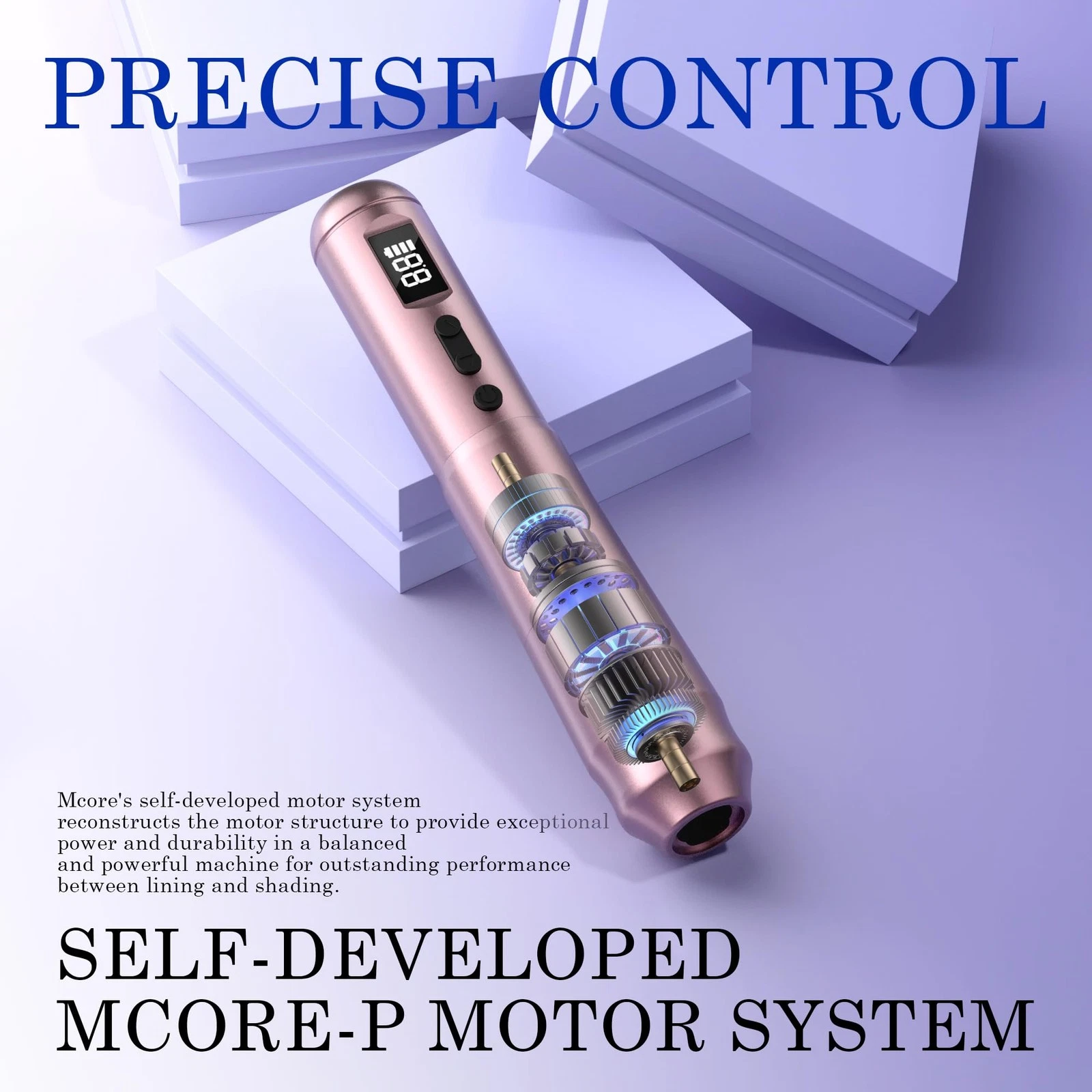 Wireless Permanent Makeup Tattoo Machine Kit Rechargeable - product detail image 4