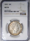 1892 BARBER HALF DOLLAR ~ NGC AU55 ~ PRICED RIGHT!