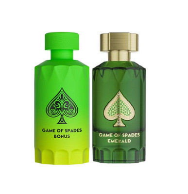 Jo Milano Game of Spades Bonus + Emerald 3.4 oz Combo | Unisex Fragrances