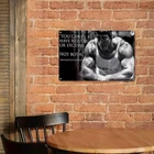 Arnold Schwarzenegger Motivational Quote Tin Metal Signs Home Décor Vintage 8x12