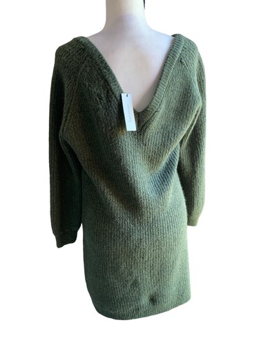 Harper Heritage Medium leichtes warmes kuscheliges Tunika Pullover Kleid olivgrün - Bild 9 von 14