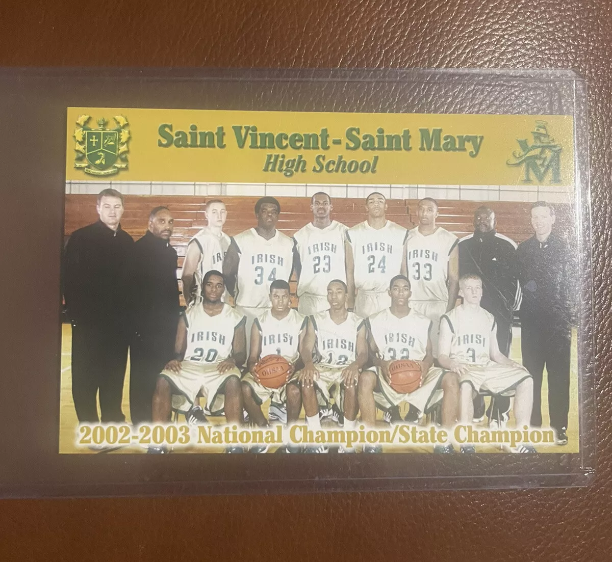 Lot Detail - Lebron James Game-Used St. Vincent St. Mary