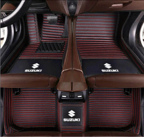 For Suzuki Kizashi Lgnis Vitara SX4 Swift S-Cross Custom Luxury Car Floor Mats - Image 2 of 4