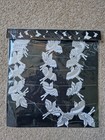 Decorative Silver / White Bird Confetti String, Glittery, Brand New