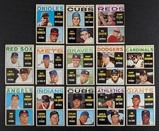 1964 Topps Baseball Rookie Stars Lot 13 Cards