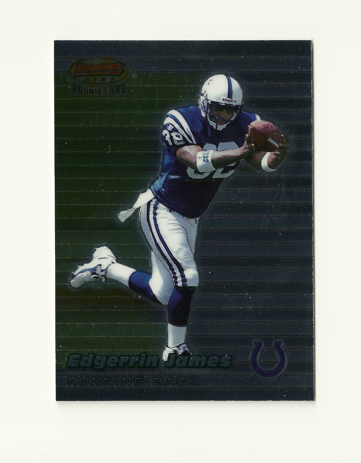 1999 Bowman's Best #115 Edgerrin James RC Indianapolis Colts Miami Hurricanes