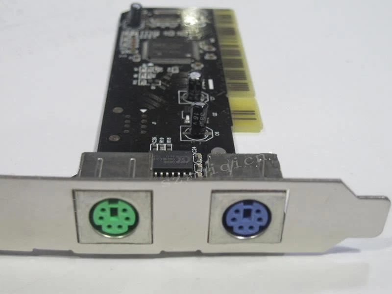2 Ports PS2 PS/2 PCI Card+Low profile Bracket PCI PS2 Card for PC without USB - Image 4 of 4