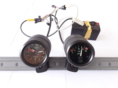 BMW R 80 G/S PD ST R 80 GS BASIC R 100 GS R 100/7 R 80 GS OROLOGIO + VOLTMETRO - Imagen 9 de 24