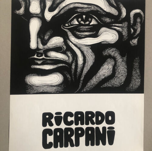 Ricardo Carpani — affiche serigraphique — exposition à la Galerie Latin — 1969. - Photo 1/3