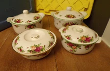 Choice Royal Albert Old Country Roses/Holiday/Oriental Casserole Baking Dishes