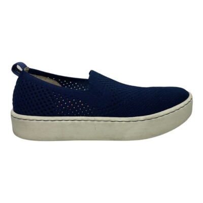 PB6 Born Solstice Navy Knit Fabric Women's Comfort Slip On