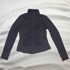 Zella Live In Charcoal Grey Gray Full Zip Up Active Hoodie Size Medium NWOT