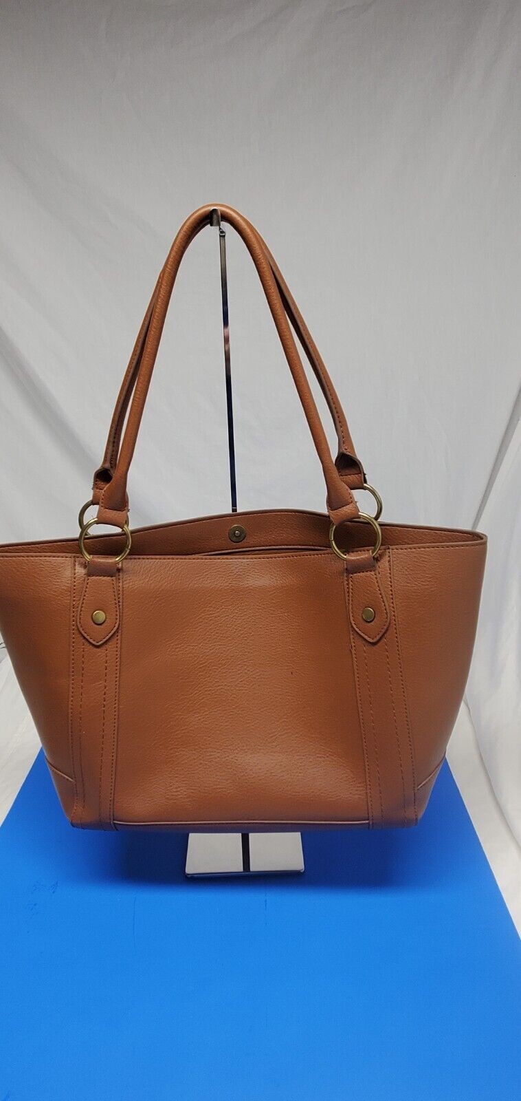 FRYE and Co. Large Tote Soft Vegan Leather Brown … - image 4