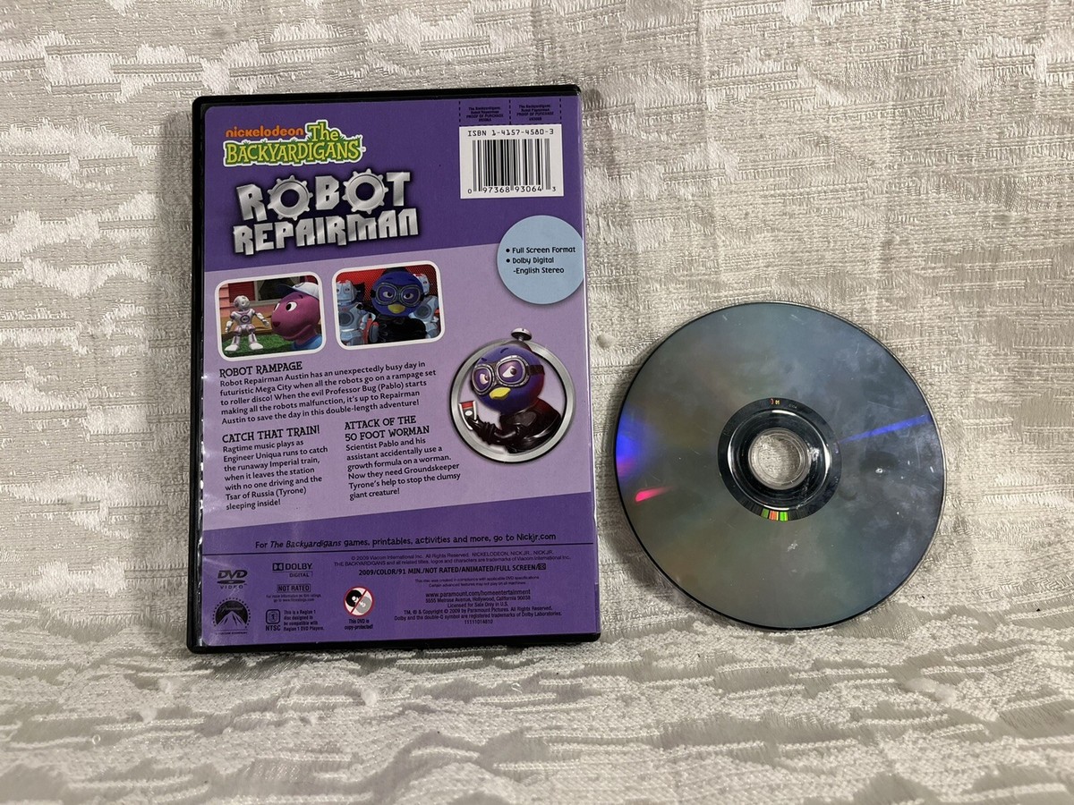 THE BACKYARDIGANS - Robot Repairman DVD. -- 4326 97368930643| eBay