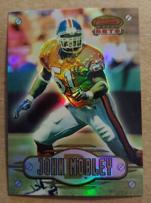 1996 Bowman's Best Bets JOHN MOBLEY #BB5 Rookie Refractor Denver Broncos 