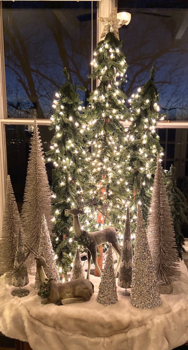 Jupe D'arbre De Noël En Fausse Fourrure 120 Cm Jupe En Peluche Blanche Pour Decoration De Arbre De Noel De Fete De Joyeux Noel 98263060