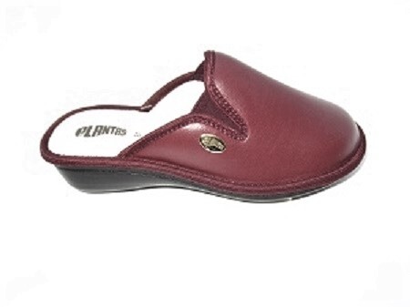 PLANTAS pantofole donna ciabatte invernali HAVANA plantare pelle BORDEAUX  tacco3 | eBay