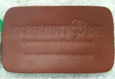 McDermott Leather Conditioning Pad, Genuine McDermott Pool Cue Shaft Leather Pad