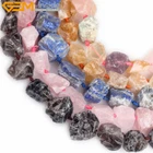 Wholesale Natural Raw Quartz Beads For Jewelry Making 15" Jewelry Beads DIY