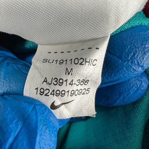 Nike Dri-Fit Pantaloncini Basket Uomo M Bianco Teal Leggero Palestra Atletica - Foto 8 di 8
