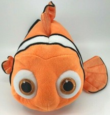 Disney Store Finding Nemo Orange Plush Nemo Clownfish Pixar 14"