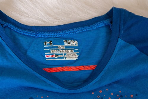 Under Armour Heatgear Youth Girls Large (YLG/JG/G) Loose Blue Tank Top - Bild 5 von 6