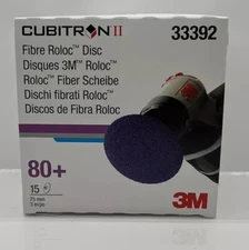 3M Cubitron II Fibre Roloc Disc, 3" 80+ Grit : 33392