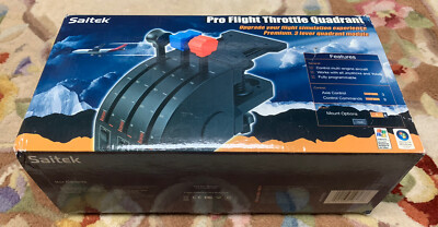 Saitek Pro Flight Three Lever Throttle Quadrant with PS/2 Connecor PZ45