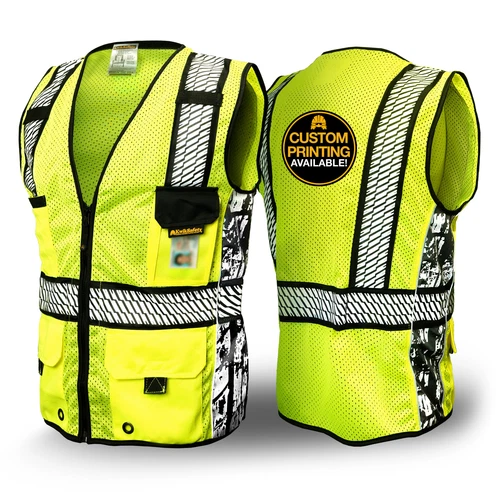KwikSafety RoadBOSS PREMIUM | Truck Tread Design | Hi Visibility Safety Vest video thumbnail