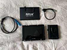 SmallHD Cine 7 Monitor with V-Mount & NPF Battery Plate and Sunhood