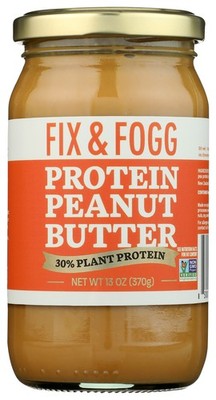 Fix & Fogg Peanut Butter Protein 13 Oz Plant Smooth