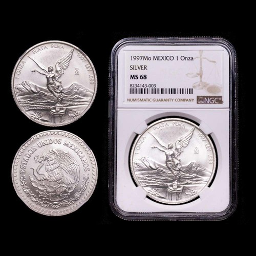 Estados Unidos Mexicanos 1 Onza (31,1g) 1997 México KM-613 MS68 - Picture 2 of 4