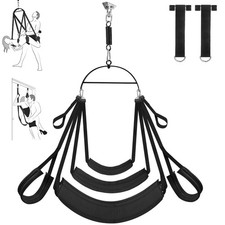 Sex Swing 360 Spinning Indoor Ceiling with Premium Stand, Super Widened Comf...