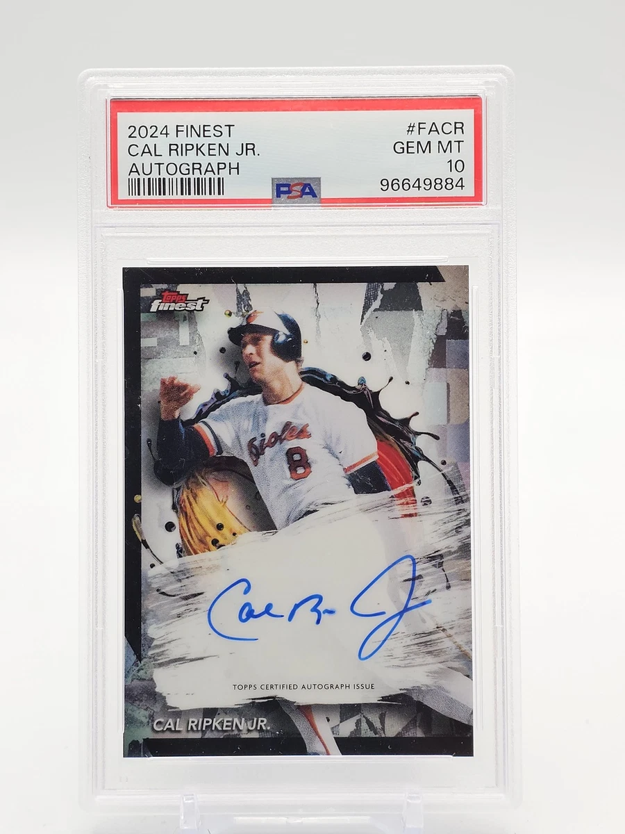 Topps Baseball Cal Ripken, Jr. Autographed Sports Trading Cards