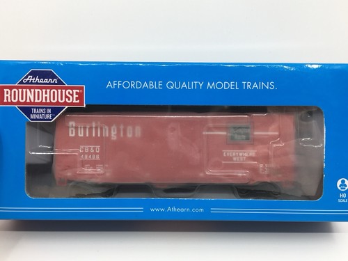 Coche de carga HO Athearn Roundhouse 14494 Burlington 40’ grano CB&Q #49486 | Zustand: Used