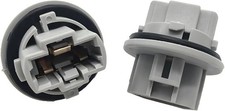 Front Turn Signal Light Bulb Plug Socket, 2 Pcs, Gray, Replacement OEM 90075-