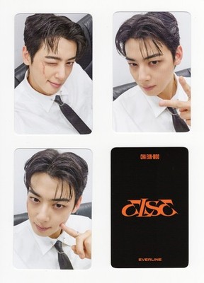 CHA EUN WOO - 2nd Mini ELSE [EVERLINE KTOWN SOUNDW] PREORDER EXCLUSIVE PHOTOCARD