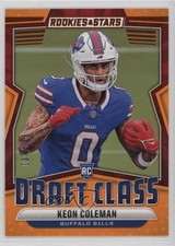 2024 Panini Rookies & Stars Draft Class Orange 37/125 Keon Coleman #DC-KCN 06p2