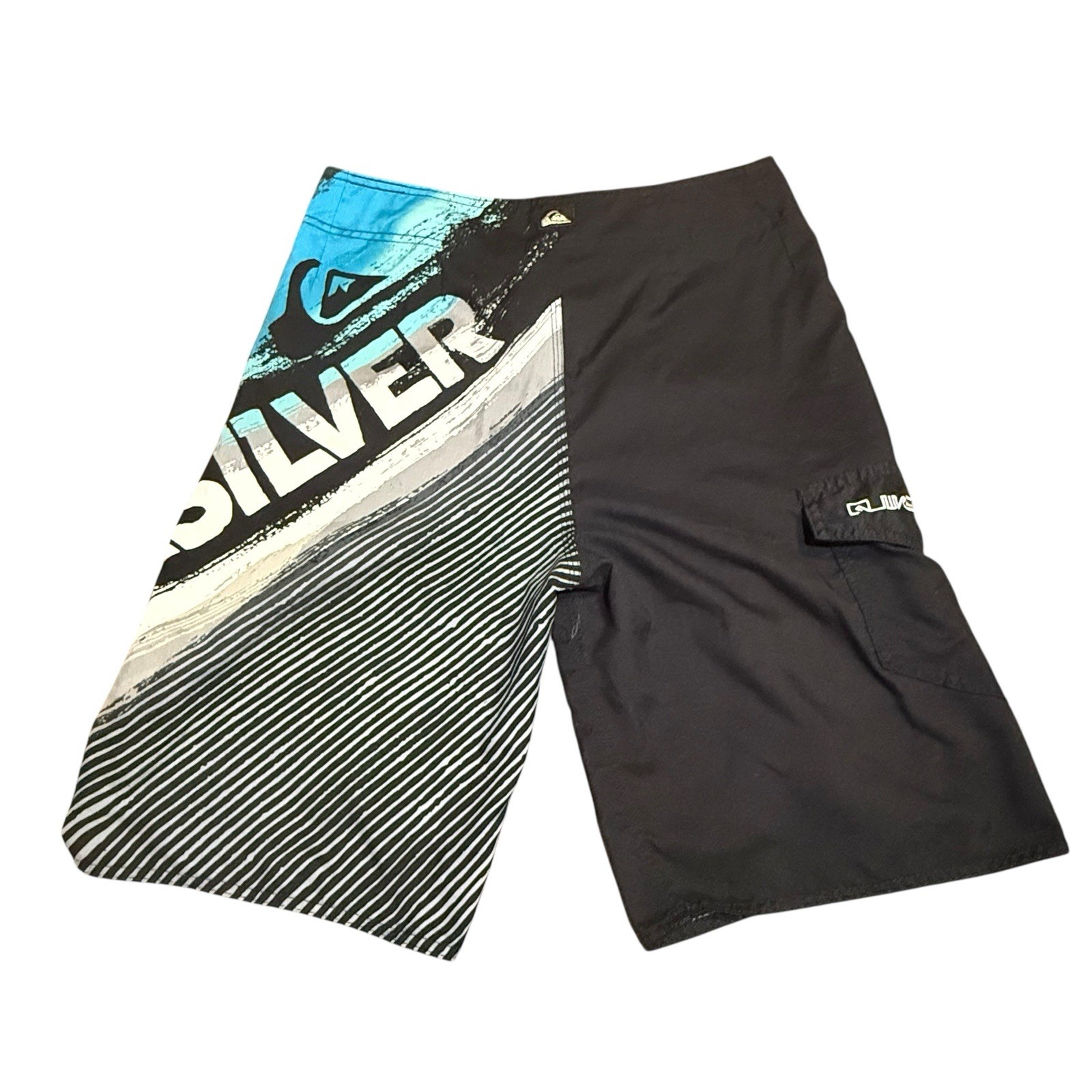 Quicksilver Graphic Pull On Drawstring Board Shor… - image 5