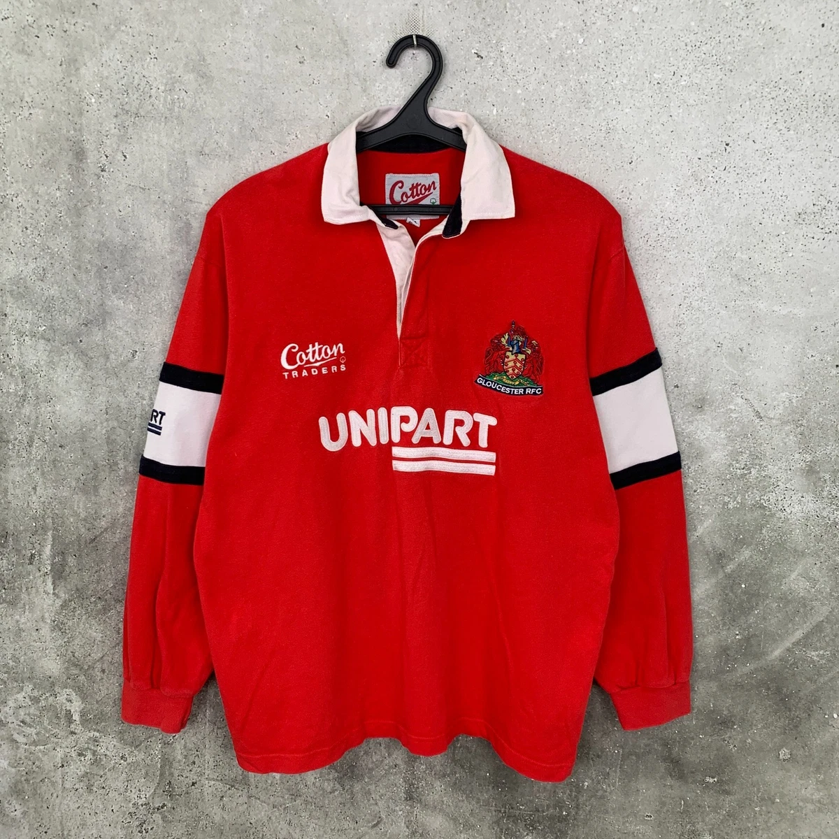 Chemise Vintage Gloucester Rugby Union - Coton Taille L - Années 90