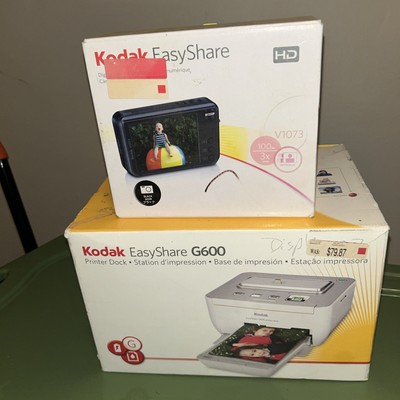 Kodak EasyShare Bundle EasyShare V1073, EasyShare G600 Dock. Works New!