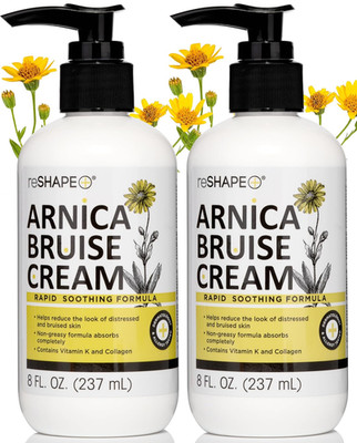 Reshape+ Arnica Bruise Relief Topical Cream for Bruising, Swelling, & Discolorat