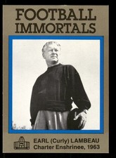 1985-88 Football Immortals #64 Curly Lambeau