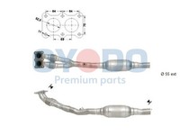 Oyodo Katalysator Passend FüR Audi A3 8L1 1.8 VW Golf IV 1J1 Leon 1M1 1M2