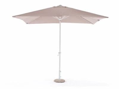 MYGARDEN Ombrellone garden 3x3 grigio giardino terrazzo telo con manovella