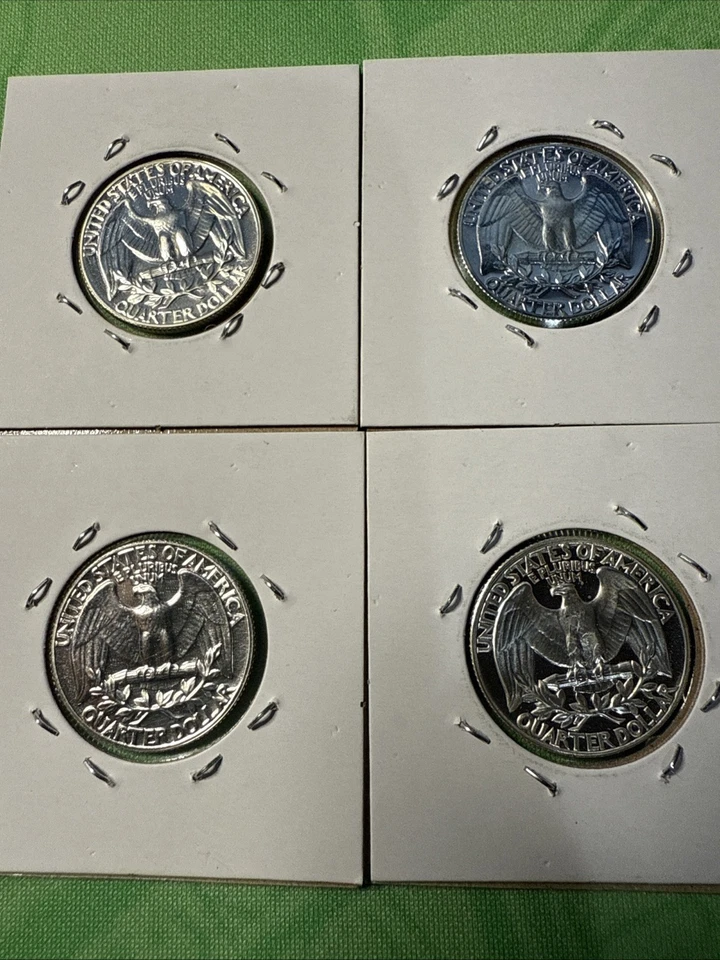 1960 25C Washington Quarter (4 Coins) - Image 2 of 4