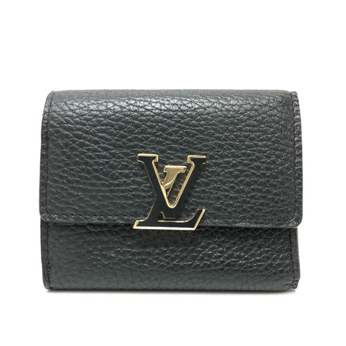 LOUIS VUITTON Portefeuille Capucines XS M68587 Bicolor Wallet Compact