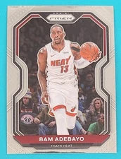 2020-21 Panini Prizm #138 Bam Adebayo Miami Heat BASKETBALL Card P7